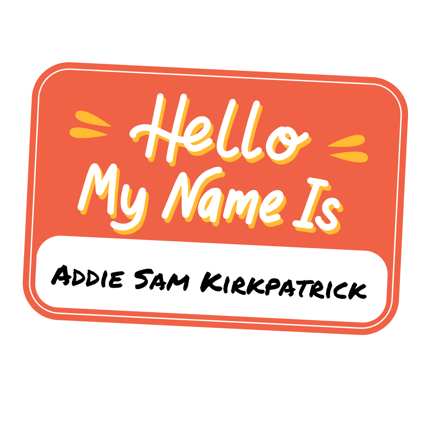 "Addie Sam Kirkpatrick" Unisex T-Shirt