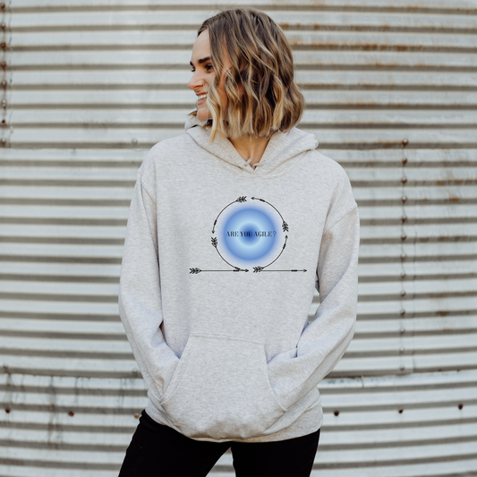 "Are you Agile" Hoodie Blue